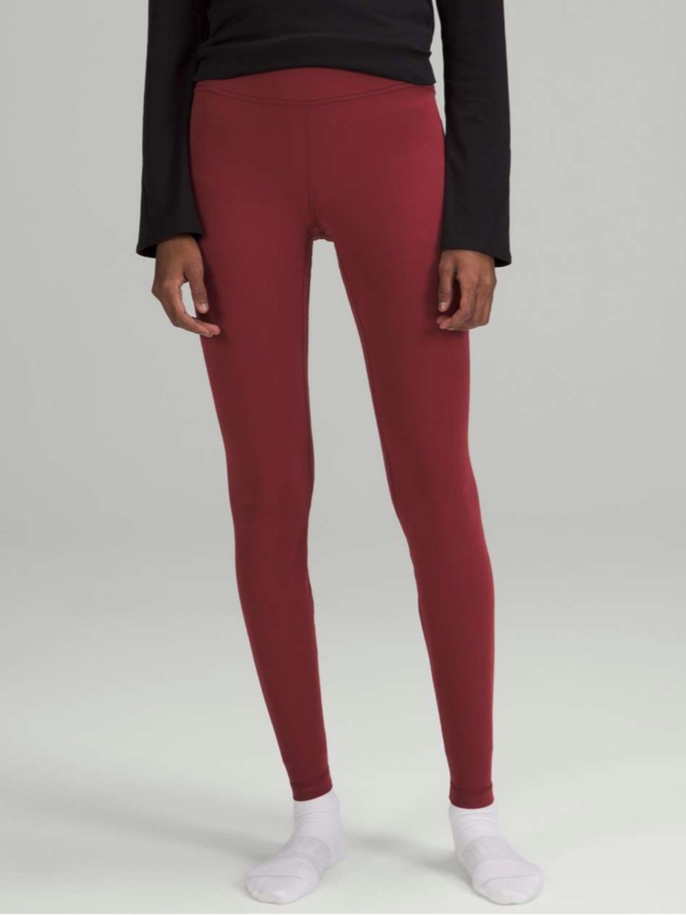 lululemon athletica Burgundy High-Rise Leggings